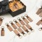 Omtech Wooden Keychain with Stainless Steel Ring